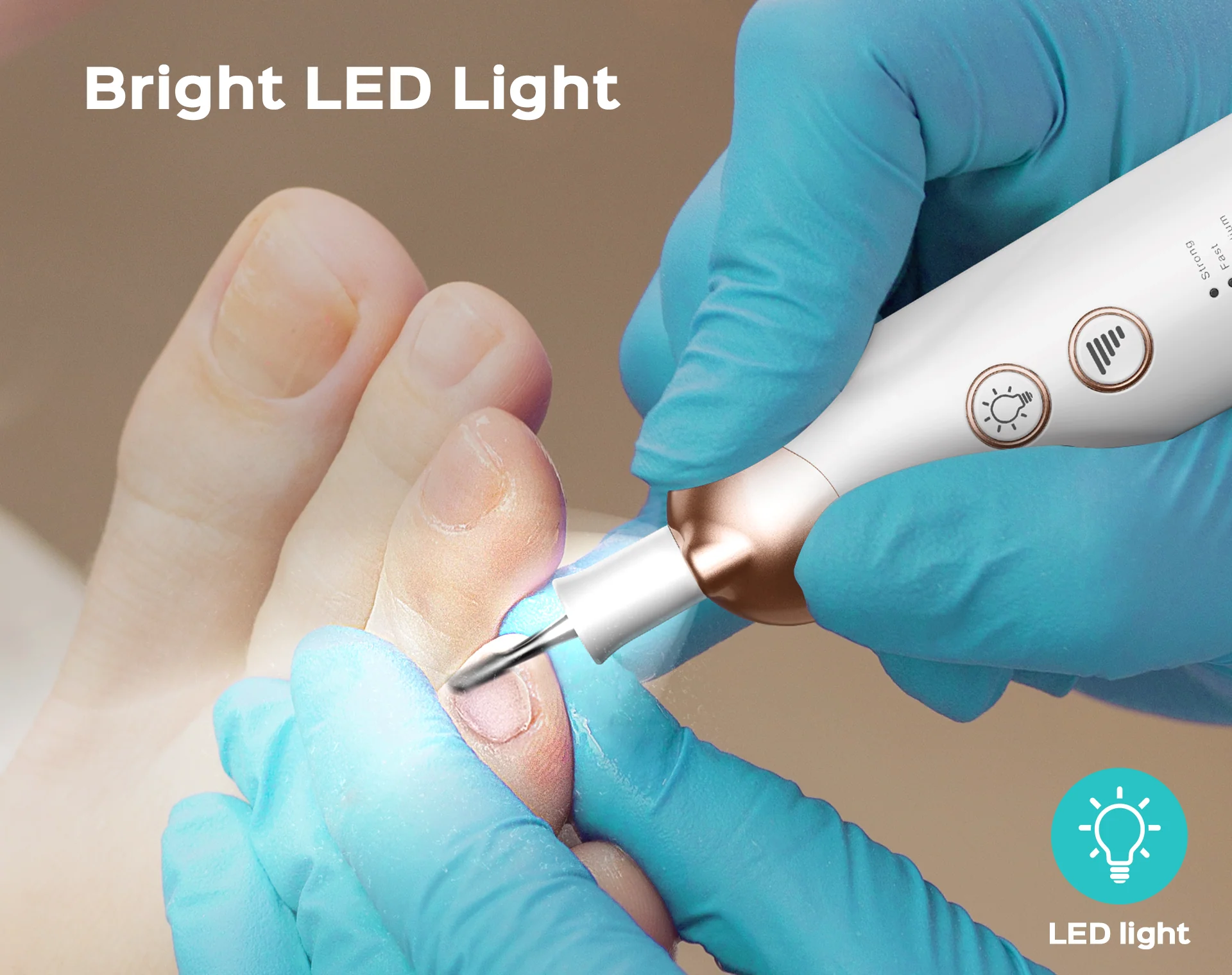 COSLUS C30 (END03) 5 IN 1 Electric Manicure and Pedicure Kit - Image 3