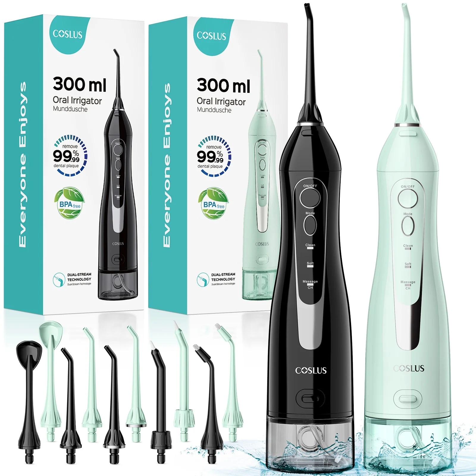 COSLUS C20 2-pack Toothbrush