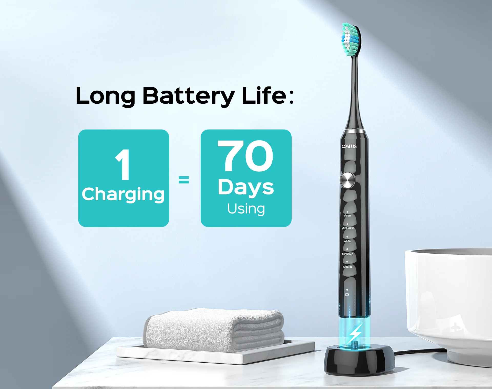 COSLUS C40(DY-108 Pro) Electric Toothbrush - Image 6