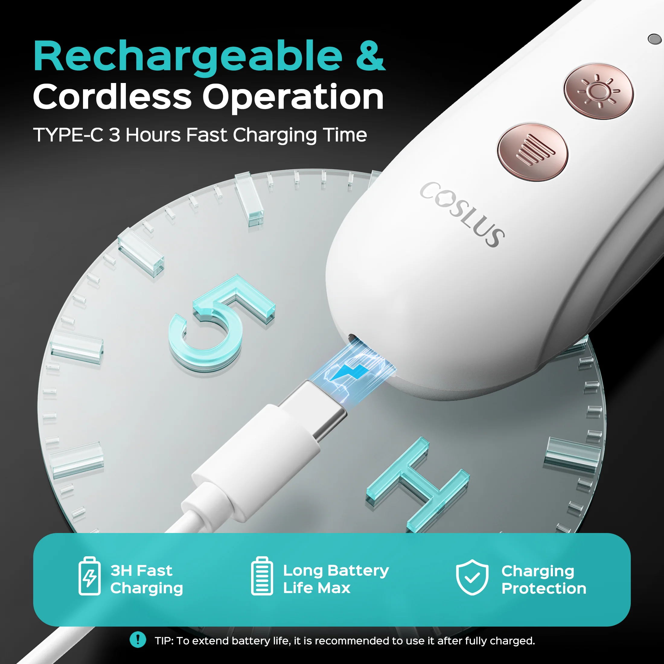COSLUS C43 Professional Manicure Pedicure Kit - Image 7