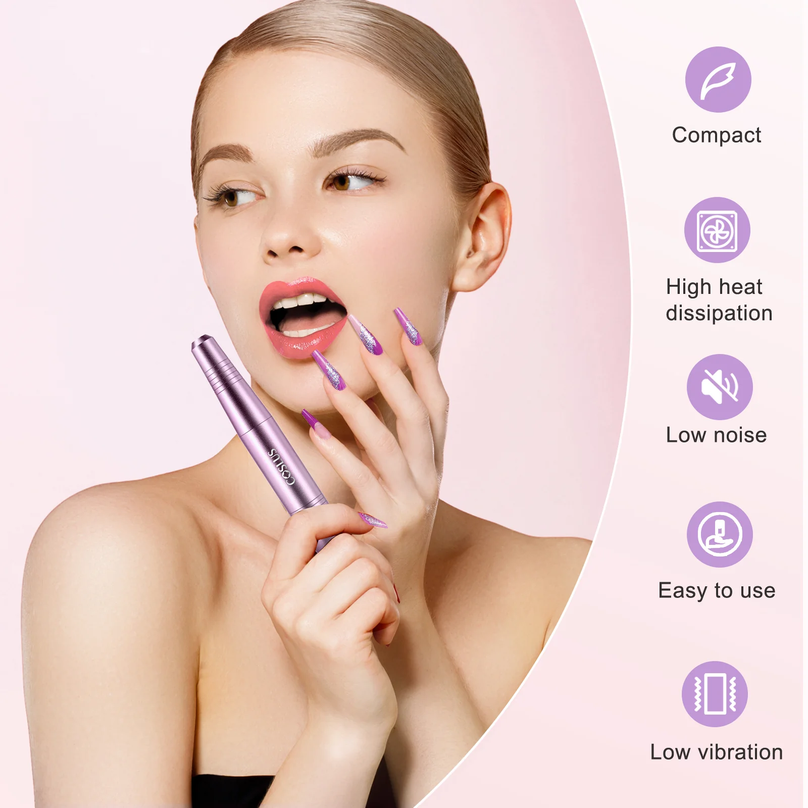 COSLUS  CX40 Electric Manicure Pedicure Kit - Image 9