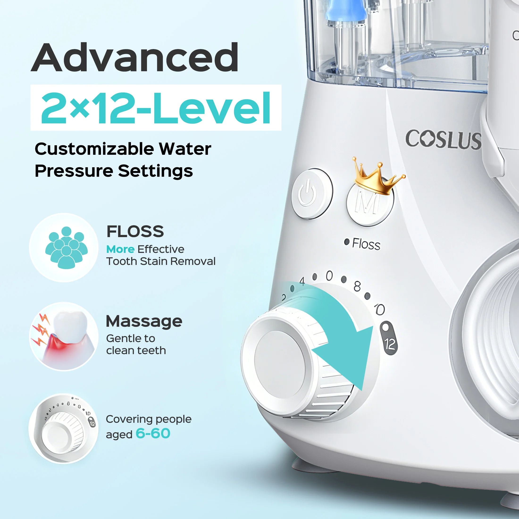 COSLUS EX2 Water Flosser Counter - Image 2