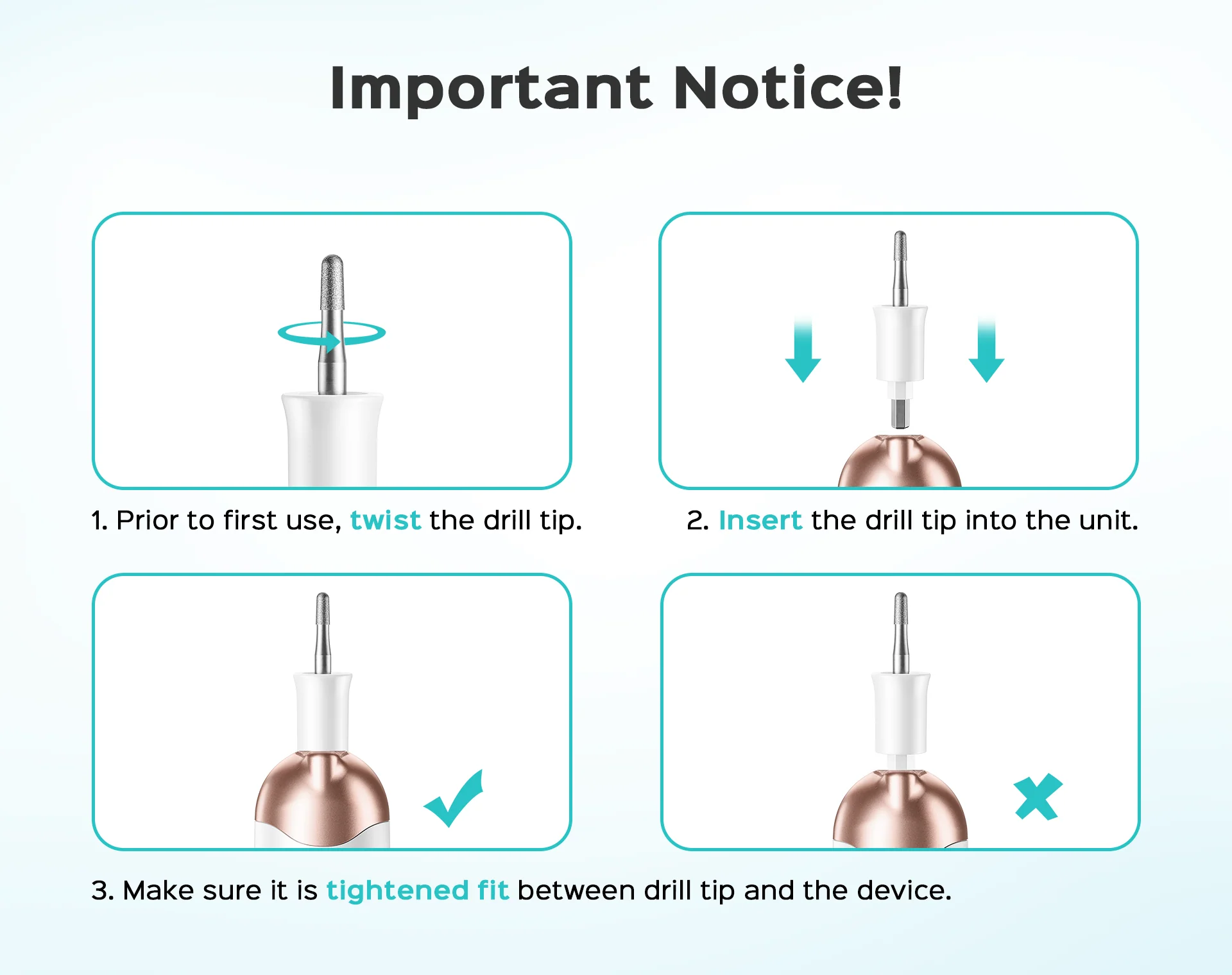 Nail Drill Bit Set 8pcs - Image 6